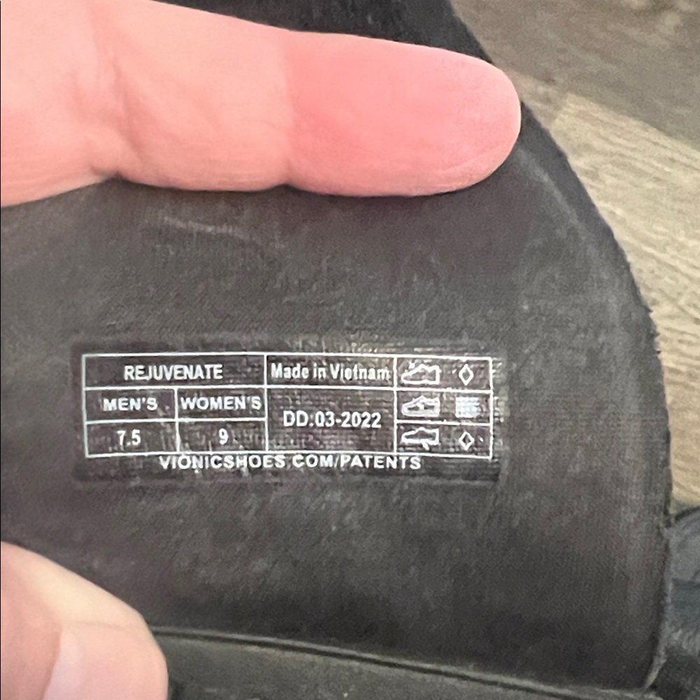 Vionic Rejuvante Adjustable Black Slides Sandals … - image 4